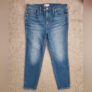 Madewell High Rise Skinny Crop Jeans